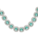 SHAHI GEMSTONE IRA ZIRCON NECKLACE SET