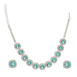 SHAHI GEMSTONE IRA ZIRCON NECKLACE SET