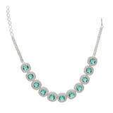 SHAHI GEMSTONE IRA ZIRCON NECKLACE SET