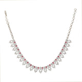 SHAHI GEMSTONE GYANI ZIRCON NECKLACE SET