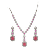 SHAHI GEMSTONE ZIRCON NECKLACE SET