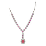 SHAHI GEMSTONE ZIRCON NECKLACE SET