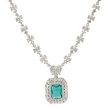 SHAHI GEMSTONE ZIRCON NECKLACE SET