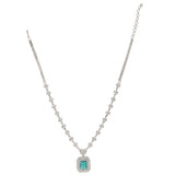 SHAHI GEMSTONE ZIRCON NECKLACE SET