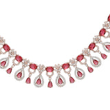 SHAHI GEMSTONE ZERCON NECKLACE SET