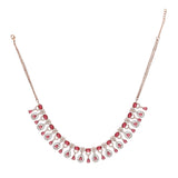 SHAHI GEMSTONE ZERCON NECKLACE SET