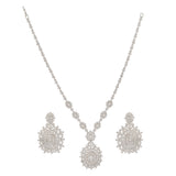 SHAHI GEMSTONE ANGEL ZIRCON NECKLACE SET