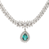 SHAHI GEMSTONE PRISHA ZIRCON NECKLACE SET