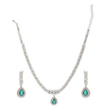 SHAHI GEMSTONE PRISHA ZIRCON NECKLACE SET