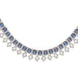 SHAHI GEMSTONE PEEHU ZIRCON NECKLACE SET