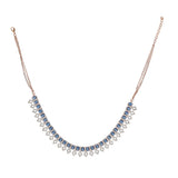 SHAHI GEMSTONE PEEHU ZIRCON NECKLACE SET