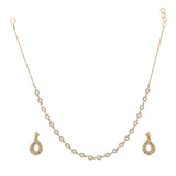 SHAHI GEMSTONE  DAYITA ZIRCON NECKLACE SET