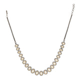 SHAHI GEMSTONE BINNI ZIRCON NECKLACE SET