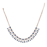 SHAHI GEMSTONE NISHA ZIRCON NECKLACE SET