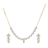 SHAHI GEMSTONE HARINI ZIRCON NECKLACE SET