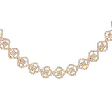 SHAHI GEMSTONE NIYA ZIRCON NECKLACE SET