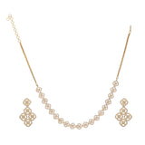 SHAHI GEMSTONE NIYA ZIRCON NECKLACE SET