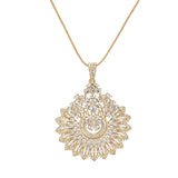 SHAHI GEMSTONE PARI ZIRCON NECKLACE SET