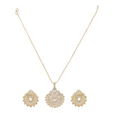 SHAHI GEMSTONE PARI ZIRCON NECKLACE SET
