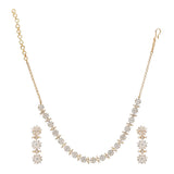 SHAHI GEMSTONE AYSHA ZIRCON NECKLACE SET