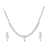 SHAHI GEMSTONE ZIRCON NECKLACE SET
