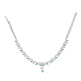SHAHI GEMSTONE ZIRCON NECKLACE SET