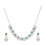 SHAHI GEMSTONE KRISHI ZIRCON NECKLACE SET