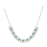 SHAHI GEMSTONE KRISHI ZIRCON NECKLACE SET