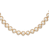 SHAHI GEMSTONE NITYA ZIRCON NECKLACE SET