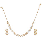 SHAHI GEMSTONE NITYA ZIRCON NECKLACE SET