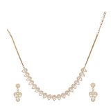 SHAHI GEMSTONE MEENU ZIRCON NECKLACE SET
