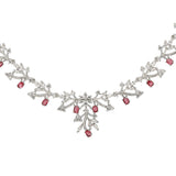 SHAHI GEMSTONE ROSHNI ZIRCON NECKLACE SET