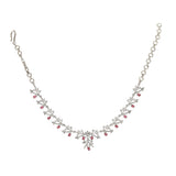 SHAHI GEMSTONE ROSHNI ZIRCON NECKLACE SET