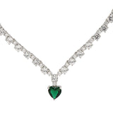 SHAHI GEMSTONE ZIRCON NECKLACE SET