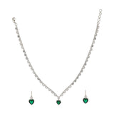 SHAHI GEMSTONE ZIRCON NECKLACE SET