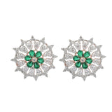 Ruhani Rose Plated Earring Studs