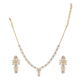 SHAHI GEMSTONE ADYA ZIRCON NECKLACE SET