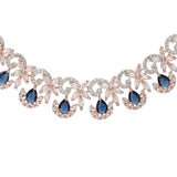 SHAHI GEMSTONE ZIRCON NECKLACE SET