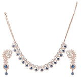 SHAHI GEMSTONE ZIRCON NECKLACE SET