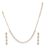SHAHI GEMSTONE ZIRCON NECKLACE SET