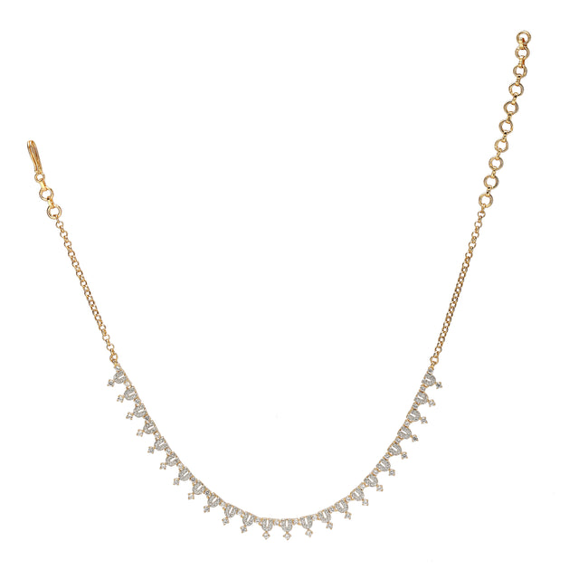 SHAHI GEMSTONE ZIRCON NECKLACE SET