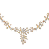 SHAHI GEMSTONE AADHYA ZIRCON NECKLACE SET