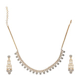 SHAHI GEMSTONE NEHA ZIRCON NECKLACE SET