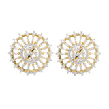 Ruhani Gold Plated Earring Studs