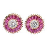 Ruhani Pink Earring Studs