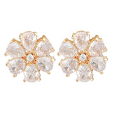 Ruhani Gold Plated Earring Stud