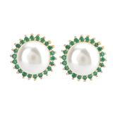 Ruhani Pearls Studs Earring