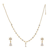 SHAHI GEMSTONE ZIRCON NECKLACE SET