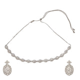 SHAHI GEMSTONE GITIKA ZIRCON NECKLACE SET