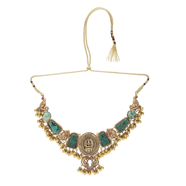 Nayaab Adya Peacock Necklace